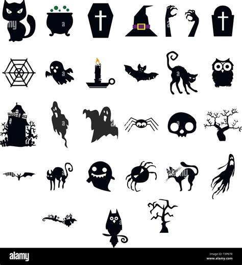 Big Vector Collection Halloween Illustrations Stock Vector Image And Art