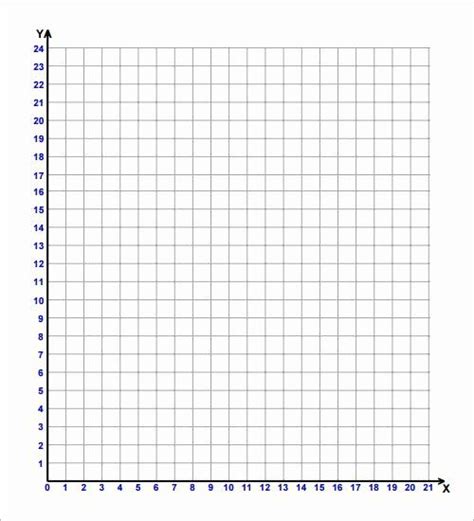 10 To 10 Coordinate Grid With Increments Labeled And Grid 1 Cm