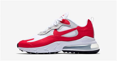 Nike Air Max 270 React University Red Cool Sneakers