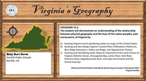 Virginias Geography Sol Vs 2 Bordering Regions And Features Goopenva