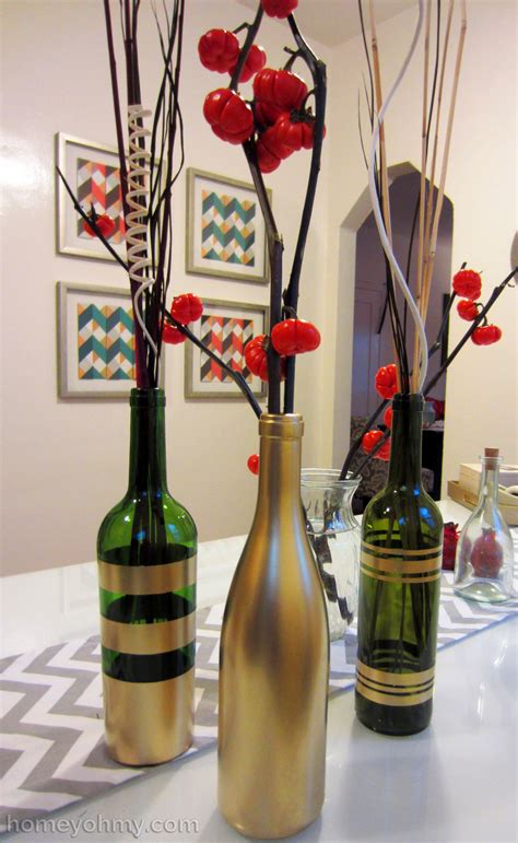 We believe in helping you find the product that is right for you. DIY Spray Painted Wine Bottles for Fall Decorating - Homey ...