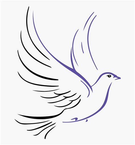 White Dove Symbol Free Transparent Clipart Clipartkey
