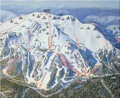 Mammoth Mountain Ski Resort Trail Map Mammoth Lakes California City