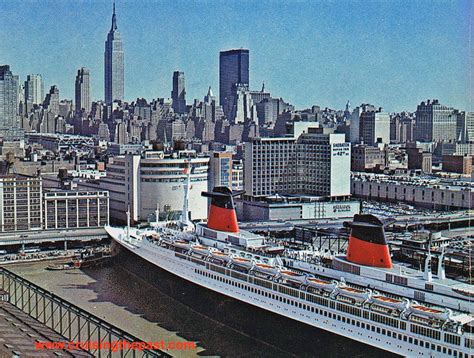 The Ss France Arrives In Port 1960s Cruising The Past