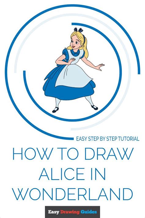 How to Draw Alice in Wonderland - Really Easy Drawing Tutorial