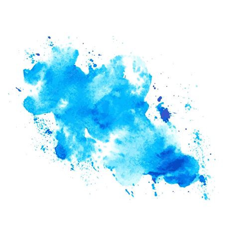 Premium Vector Soft Light Blue Watercolor Splash Stain Design