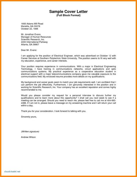 The Best Application Letter For A Job Coverletterpedia