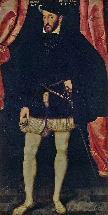 Francois Clouet Portrait Of King Henri Ii Of France Giclée Canvas