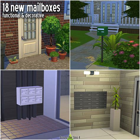 Custom Mailboxes For The Sims 4 Free Cc And Mods Fandomspot