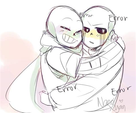 Como na semana pasada, tive que seguir error como um gato atrás de um rato. PaperJam (Ink!Sans x Error!Sans) | Undertale Amino