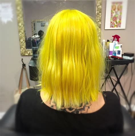 Neon Yellow Hair Color Прически Волосы
