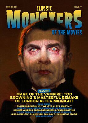 CLASSIC MONSTERS MAGAZINE Issue Horror Film And Horror Movie