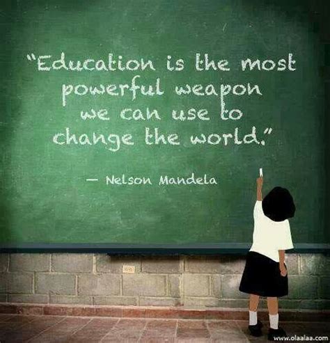 We Have The Ability To Change The World And By Educating Ourselves We