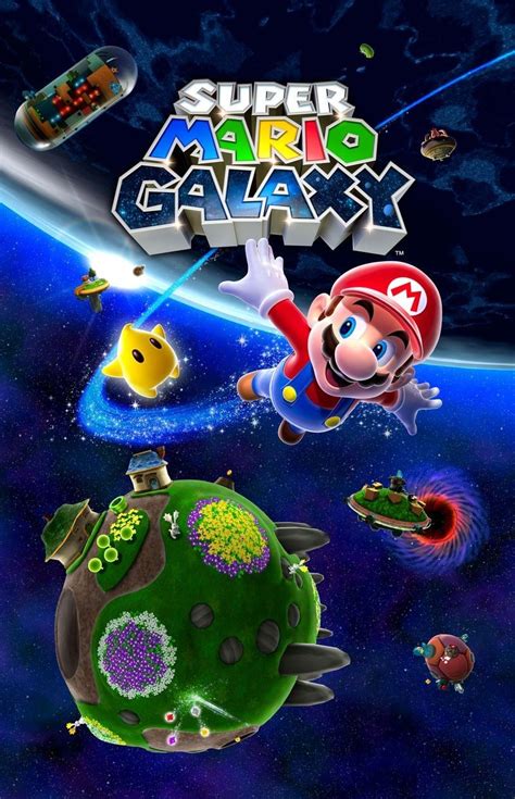 Super Mario Galaxy Poster Super Mario Games Super Mario Art Video