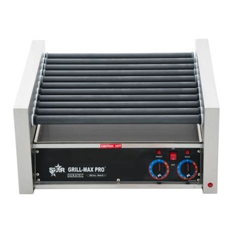 Star Grill Max Pro 30sc Duratec Hot Dog Electric Roller Grill 120v
