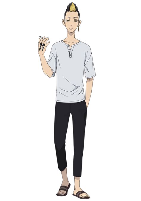 Shuji Hanma Anime Profile Character Design Tokyo Revengers Di 2021