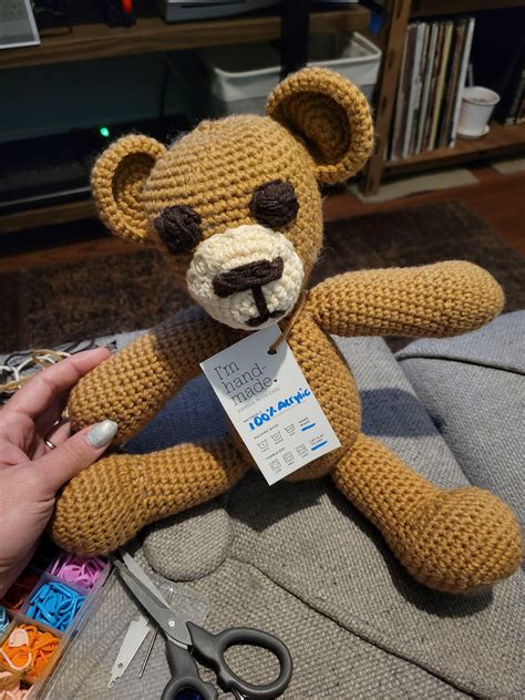 Made This Teddy Bear For A Dear Friends Baby 100 Baby Safe No