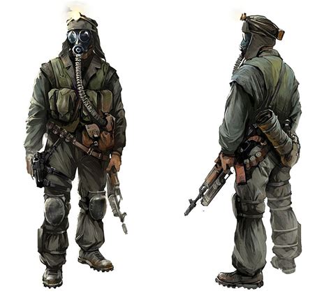 Stalker Concept Characters And Art Metro 2033 Post Apocalyptic Art
