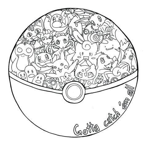 Pokeball Coloring Pages Idea Whitesbelfast Coloring Home