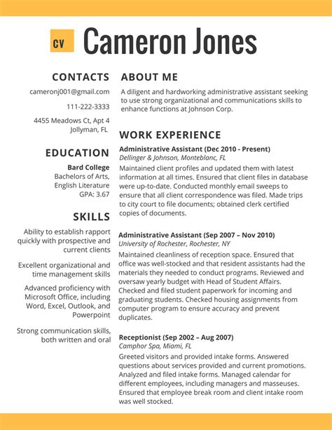 9 Best Resume Templates 2017 Template Free Download