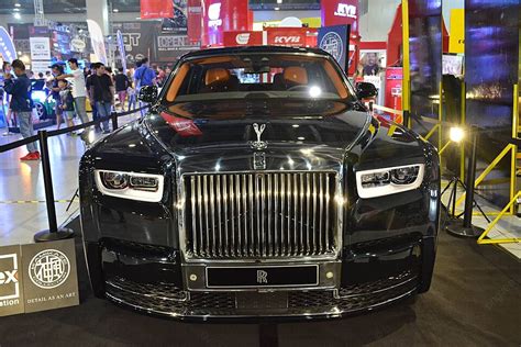 Rolls Royce Phantom At Manila Auto Salon British Expo Exhibit Photo