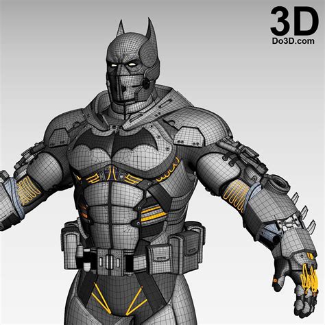 3d Printable Model Cold Cold Heart Arkham Origins Batman Full Body