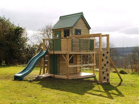 1:1 hauling is the simplest and most suitable for light loads. This free standing treehouse, a Playhouse climbing frame ...