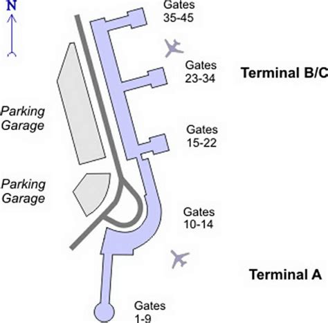 Airport Terminal Map Washington Dc Airport Terminal Map