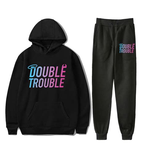 Stokes Twins Double Trouble Logo Rapper Pullover Hoodie Merch Hoodies