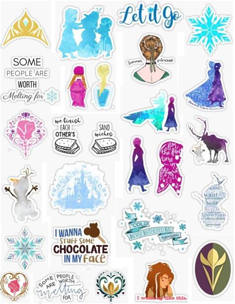 Frozen Stickers Frozen Stickers Disney Sticker Disney Stickers
