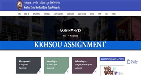Kkhsou Assignment 2023 Direct Link Get Assignment Question Paper