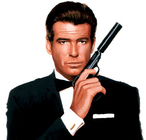 Illustrated 007 The Art Of James Bond Pierce Brosnan Artwork