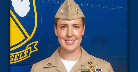 A Navy First Woman Pilot Joins Blue Angels Flight Squadron