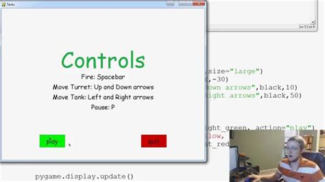 Pygame Python Game Development Tutorial 52 Controls Screen Youtube