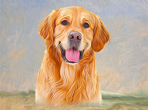Draw Your Pet Portrait Into Realistic And Great Oil Painting Art By