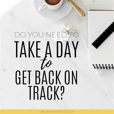 Get Back On Track When Things Have Built Up Around You With This Easy