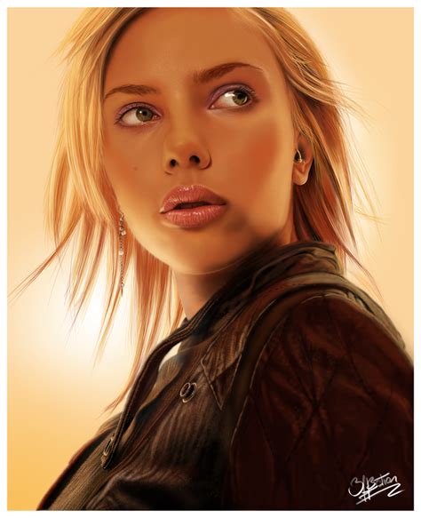 Scarlett Johansson By 3ff3ction On Deviantart