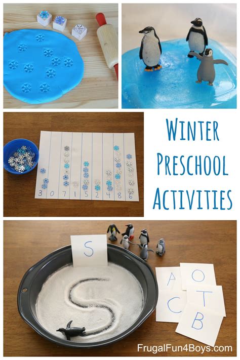Winter Learning Activities for Preschool - Frugal Fun For Boys and Girls
