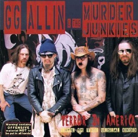 Gg Allin And The Murder Junkies Terror In America Vinyl Cd