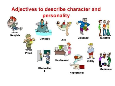 How To Describe Someones Character And Personality In English