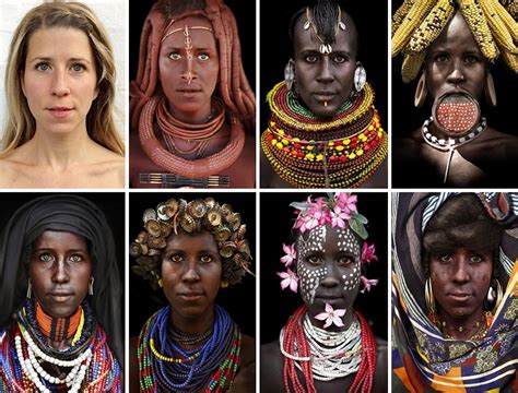 Journalist Turns Photo Of Herself Into Tribal Women To Raise Awareness Of Their Culture Art Sheep