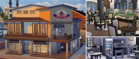 The Lemon Juice Bakery Chrillsims Sims 4 Houses Sims 4 Cc Finds