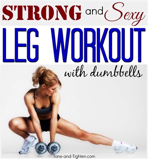 At Home Leg Workout With Dumbbells Site Title Leg Workout Dumbbell Workout Leg Workout At