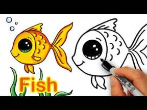 Drawing a catfish in this pose should be relatively easy. How to Draw a Cartoon Fish Cute and Easy - YouTube