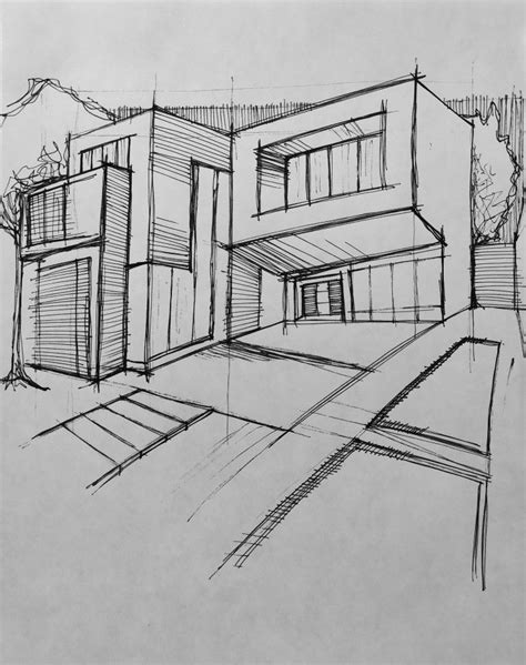Sketch Blackandwhite Arquitectura Bocetos Arquitectura Croquis
