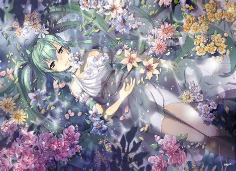 El Refugio De Rain Imagenes Estilo Anime Con Flores