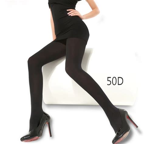 buy 50d autumn 2017 velvet anti hook standard thickness tights sexy slim female