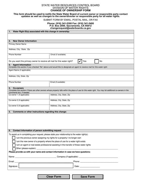 California Change Of Ownership Form Fill Out Sign Online And