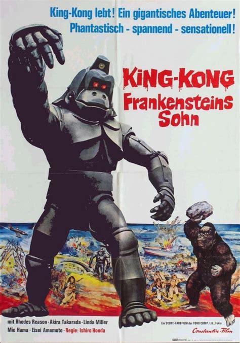 The kingkong community on reddit. German poster for King Kong Escapes (1967). | King kong ...