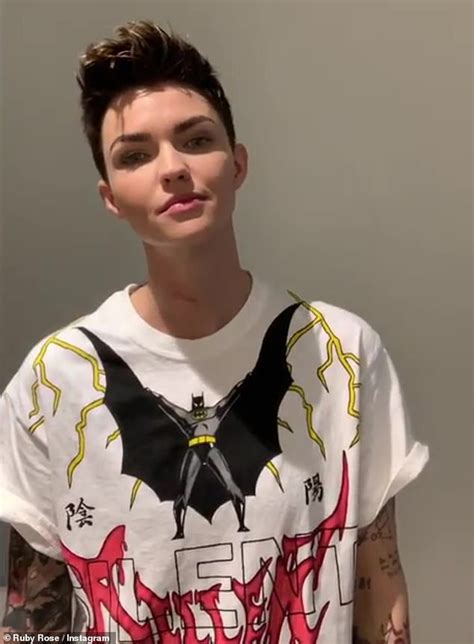 Everyone Hated Me At School Ruby Rose Shares A Throwback Photo From Her Troubled Teenage